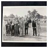 Golf Tournament Crowd Photograph Print Spectators
