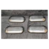 Vintage Reflective Metallic Eye Glass Case Lot Of