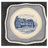 Vintage Retired Square Salad Plate Myott Staffords