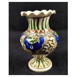 Vintage Hand Painted Ceramic Vase