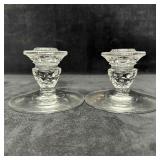 Fostoria American Mid Century Modern Short Candle