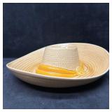 Metlox California Pottery Sombrero Chip and Dip Bo