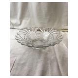 Vintage Hollywood Regency Glass Bowl, Cambridge Ca