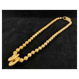 Antique High Quality Hand Carved Bone Beaded Tiger