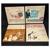 4 Vintage My Fair Lady And Music Man Soundtrack LP