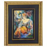 JB Framed LE Entertainers S. Francis Serigraph Pri