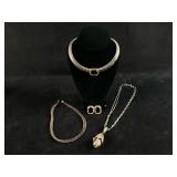 Vintage Silver Plated Necklaces & Earrings