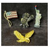 Patriotic Brooch Collection