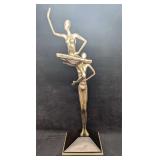 Vintage 38" Resin Tall Man Woman Ballet Statue