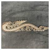 Carved Wooden Dragon Wall Plaque Wood Art Decor