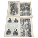 4 - Two Sided Pages of Illustrations from the Book