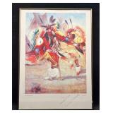 Framed Poster/Print "Fancy Feather Dance" By John