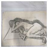 Naked Female Nude Erotic Bare Woman Lady Laying Do