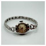 1954 Bulova Ladies 17 Jewel Watch With 14k White G