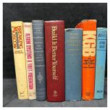 Vintage Hardcover Book Lot Seven Titles Mixed Subj