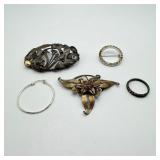 Vintage Mixed Silver Jewelry Lot