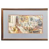 Framed House With Porch Print