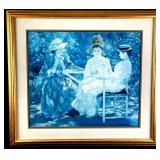 "In a Garden" Large Print by Edmund C. Tarbell