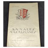 May 1957 Annales Valaisannes Softcover