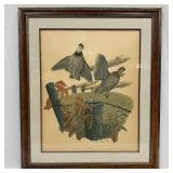 Richard Sloan Bobwhite Framed Art Print Artist Sig