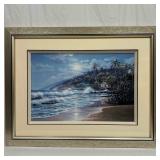 Footprints In Mahalapu Giclee on Paper Framed Raym