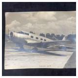 Vultee V1 1937 Black and White Photo Print Militar