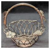 Vintage Godinger Silverplated Fruit Basket