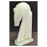 Onyx Chess Horse Figurine Single Bookend