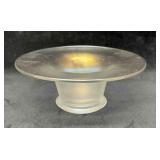 Vintage Iridescent Carnival Glass Candy Dish