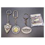 Pentagon & Capitol Keyrings & Pin F18