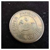 Super Patient Award Smiley Face Smile Medal Token