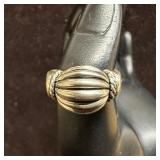 Joseph Esposito Ribbed Dome Design Sterling Silver