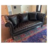 Old Hickory Tannery Leather Sofa