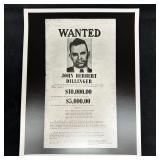 John Herbert Dillinger FBI Wanted Poster $10,000 R