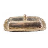 Vintage Sheffield Silver Silverplated Butter Holde