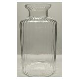 Vintage 16" Glass Clear Floor Vase