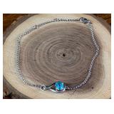 Sterling Silver Topaz Bracelet