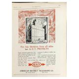 Vintage ADT Alarm Magazine Advertisement