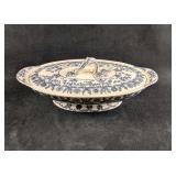 Ceramic Japanese Serving Dish With Lid