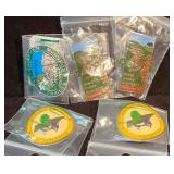 Bundle Of Five Hikingï¿½Stick Medallions (F18)