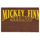 Vintage Metal Mickey Finn Sign