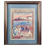 Antique Framed On The Mississippi Sheet Music