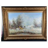 Dubois Impressionist Style Oil Painting On Canvas