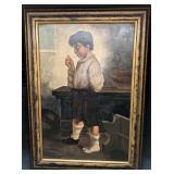 David Forrester Wilson Original Oil On Canvas Smok