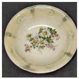 Vintage Dresden China Floral Bowl