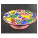 Hand Woven Basket Colorful Ethiopian Basket
