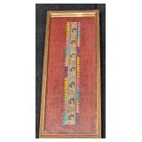 Framed Vintage Yao Meo Hand Embroidery