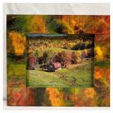 Robert Stein Barn with Quilt Block Mixed Media Wal