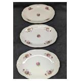 3 Royal Kent And Royal Vienna Serving Platters