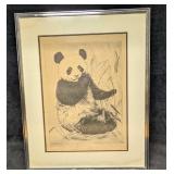 Framed S&N Warren Cutler Giant Panda Print R72
